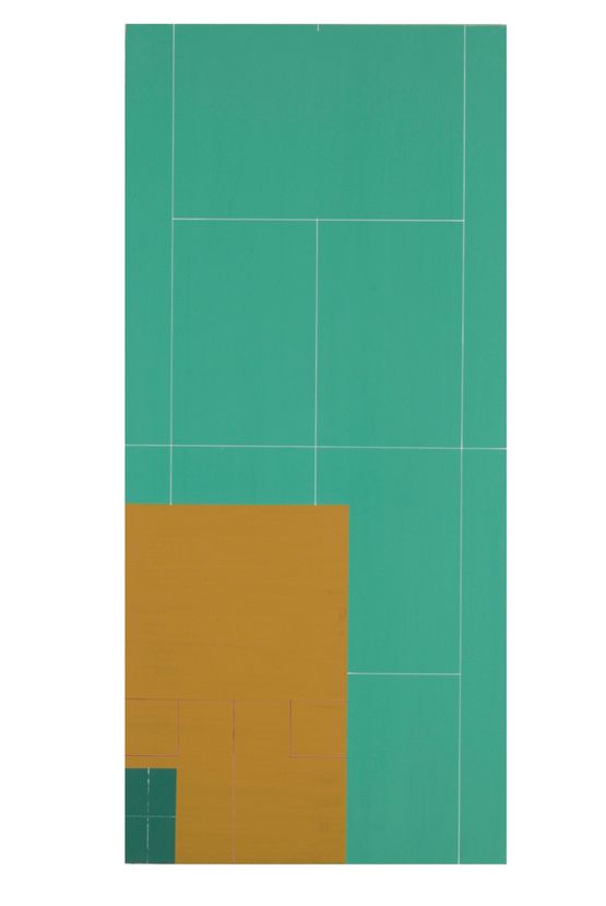 Colonial Games 1 by David Diao contemporary artwork Painting