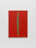 Untitled pre-bribes de corps red by Huguette Caland contemporary artwork Painting