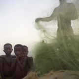 Trois jeunes filles a James Town Ghana by Denis Dailleux contemporary artwork photography