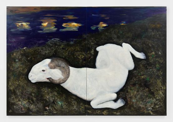 Greener Than Grass and Almost Dead by Ambera Wellmann contemporary artwork Painting