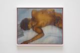 Jean-Michel Basquiat Napping by William E. Jones contemporary artwork painting