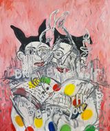 Big Bad Wolf by Vincent Leow contemporary artwork painting