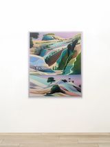 The Bridge Held Our Slow Dance the Lake Held Our Reflection by Liane Chu contemporary artwork painting
