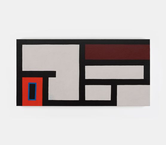 porta rossa by Nathalie Du Pasquier contemporary artwork Painting