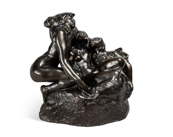 Nereides dit aussi Trois sirenes grand modele ou La Vague by Auguste Rodin contemporary artwork Sculpture
