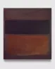 No. 10Brown Black Sienna On Dark Wine Untitled by Mark Rothko contemporary artwork Painting