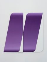 OverlappedDual SeriesPurple by Chen Wenji contemporary artwork painting