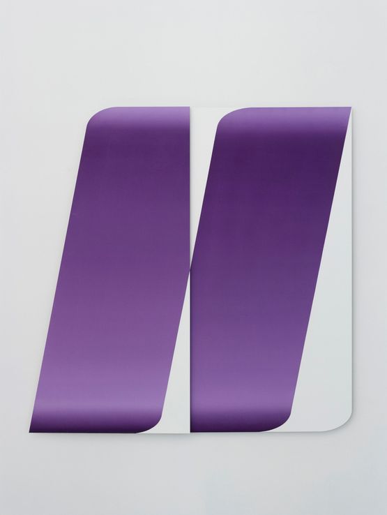 OverlappedDual SeriesPurple by Chen Wenji contemporary artwork Painting