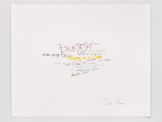 Mash for Citrus Knuckle Under by Roni Horn contemporary artwork Painting