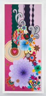 Uva Passa by Beatriz Milhazes contemporary artwork painting