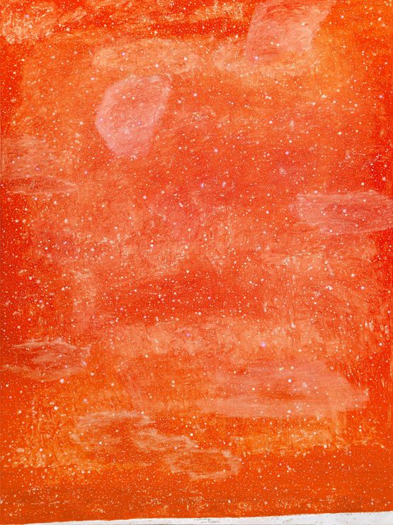 Tappeto celeste by Natale Addamiano contemporary artwork Painting