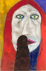Birds Eye View by Jenny Watson contemporary artwork painting works on paper