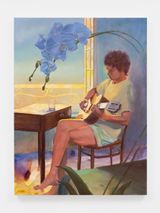 Walk Right Back After Rohmer by Caleb Hahne Quintana contemporary artwork painting
