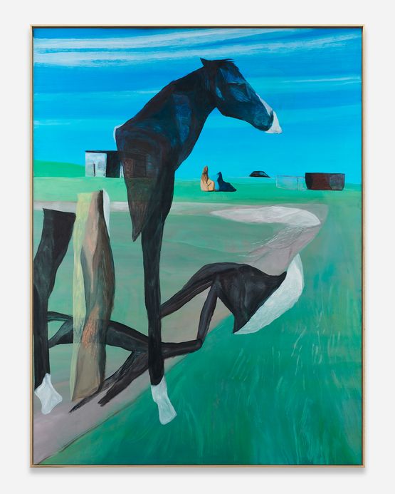 Les Hautes Plaines by Marc Desgrandchamps contemporary artwork Painting