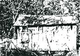 Teds Cabin  Exterior by Heribert Ottersbach contemporary artwork drawing works on paper