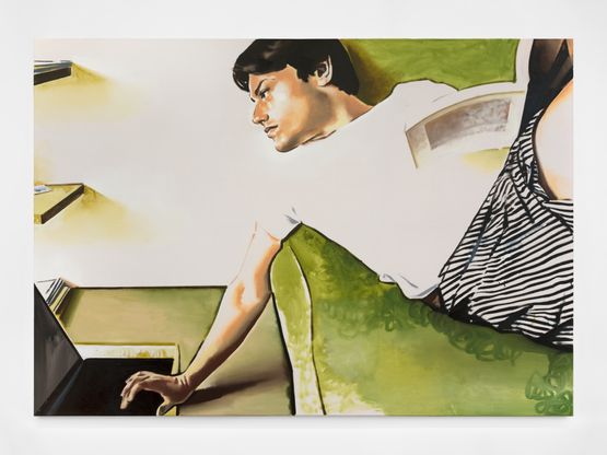 Kacper by Wilhelm Sasnal contemporary artwork Painting