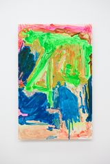 Green Politic by Hayley Tompkins contemporary artwork painting