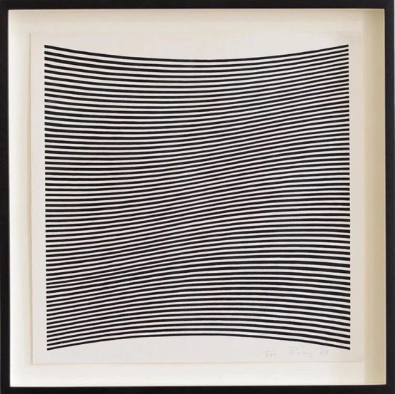 La Lune by Bridget Riley contemporary artwork Print