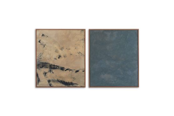 Autumn Landscape diptyque by Nuria Maria contemporary artwork Painting