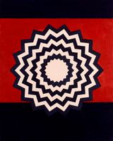 Code 26 by Lubna Chowdhary contemporary artwork painting works on paper