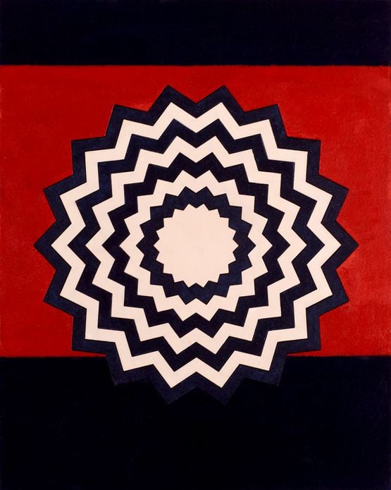 Code 26 by Lubna Chowdhary contemporary artwork Painting