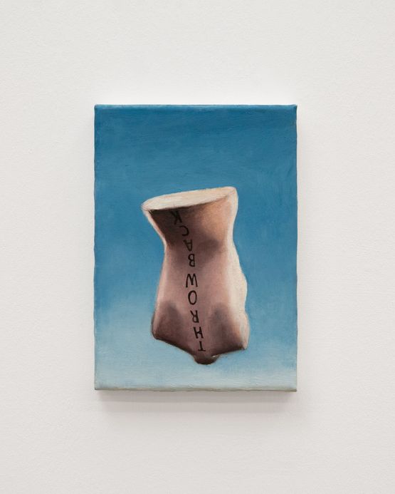 Throwback by Fiona Banner Aka The Vanity Press contemporary artwork Painting