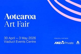Contemporary art exhibition Aotearoa Art Fair 2026 at Jhana Millers Wellington New Zealand