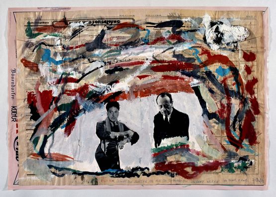 Ohne Titel by Franz West contemporary artwork Painting