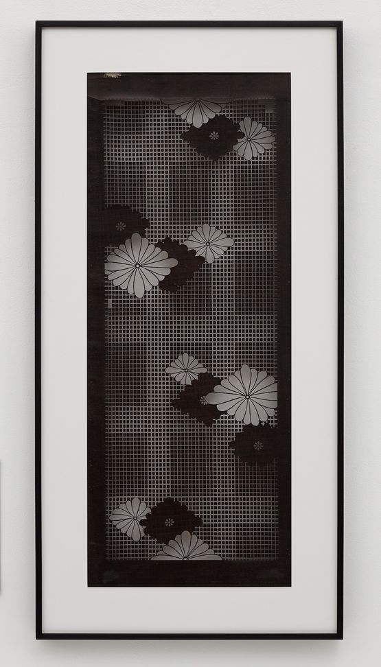 Katagami Screen 22 by Cerith Wyn Evans contemporary artwork Painting
