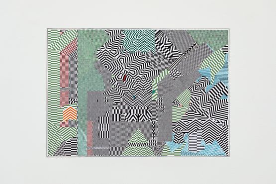 No title 5.5.2022 by Richard Wright contemporary artwork Works on Paper