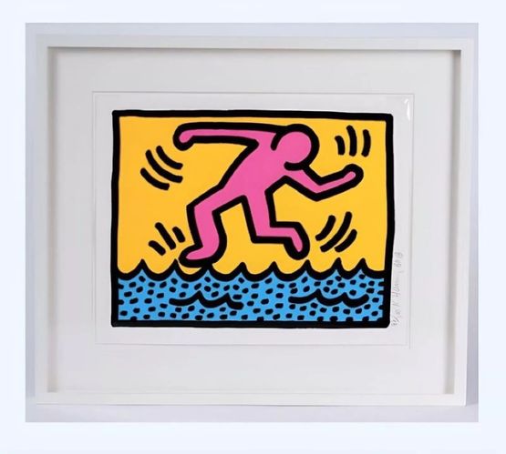 Pop Shop II Plate 3 by Keith Haring contemporary artwork Print