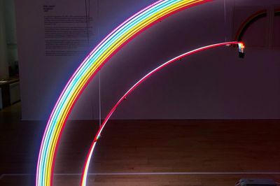 Billy Apples Neon Rainbows Make Their London Debut