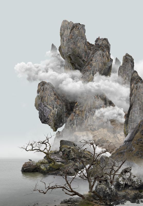 Hound by Yang Yongliang contemporary artwork Print