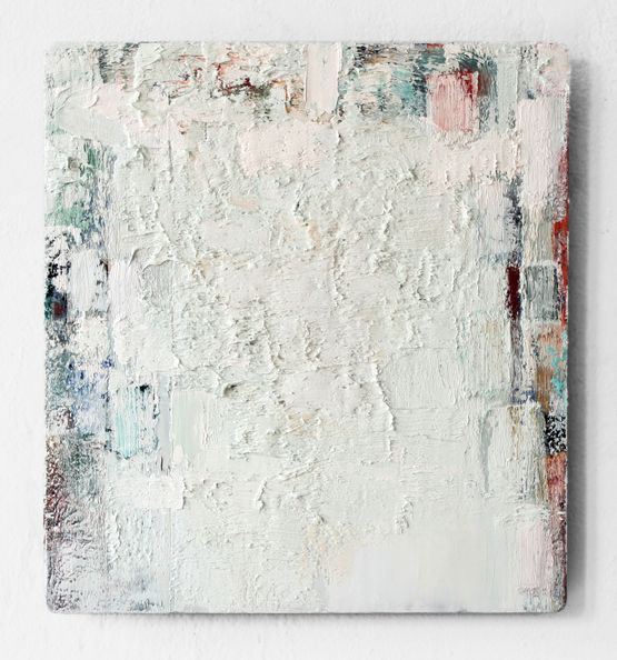 White  Malachite Blue Green Orange Black - I by Peter Tollens contemporary artwork Painting