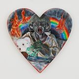 Mundane screams by Ataru Sato contemporary artwork painting