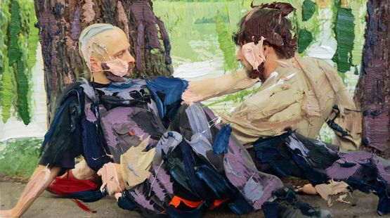 Dive Buddy by Erik Schmidt contemporary artwork Painting