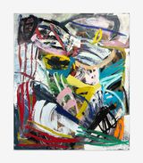 Think by Xavier Baxter contemporary artwork painting mixed media