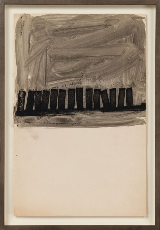Untitled from the series AqueousAguadas by Mira Schendel contemporary artwork Works on Paper
