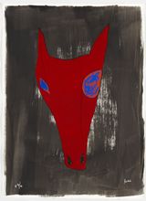 BLEW C SPIRIT by Jimmie Durham contemporary artwork painting print works on paper