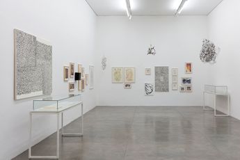 Contemporary art exhibition Leon Ferrari For a World with No Hell at Galeria Nara Roesler Sao Paulo Brazil