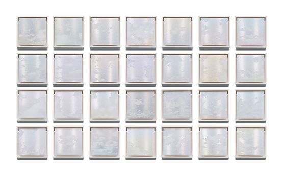 Honokana Iro no Kumo Clouds of a Barely Perceptible Color Grid by Miya Ando contemporary artwork Painting