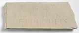 1794 A Beheading of Bouquets by Ian Hamilton Finlay contemporary artwork sculpture