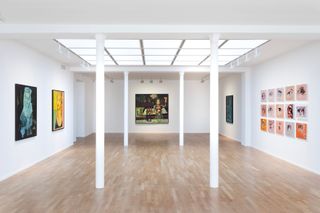 Contemporary art exhibition Jan Van Imschoot Le chant du pommier at Templon 30 rue Beaubourg Paris France