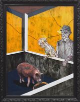 Five Months by Rodel Tapaya contemporary artwork mixed media