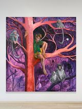 Monkey Tree by Charles Hascoet contemporary artwork painting