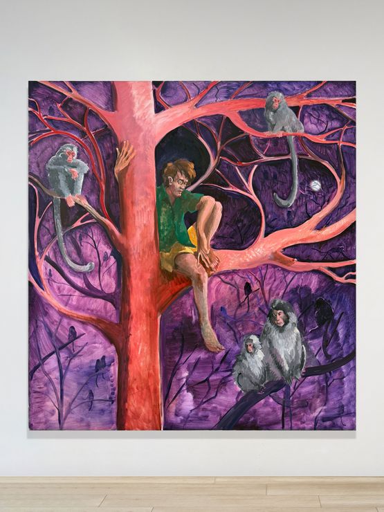 Monkey Tree by Charles Hascoet contemporary artwork Painting