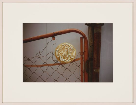 Noodles in the Fence by Gabriel Orozco contemporary artwork Photography
