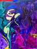 face away invisible sitter by Tom Polo contemporary artwork Painting