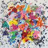 FROM DALLAS TO TOKYO by Cyril Kongo contemporary artwork Painting