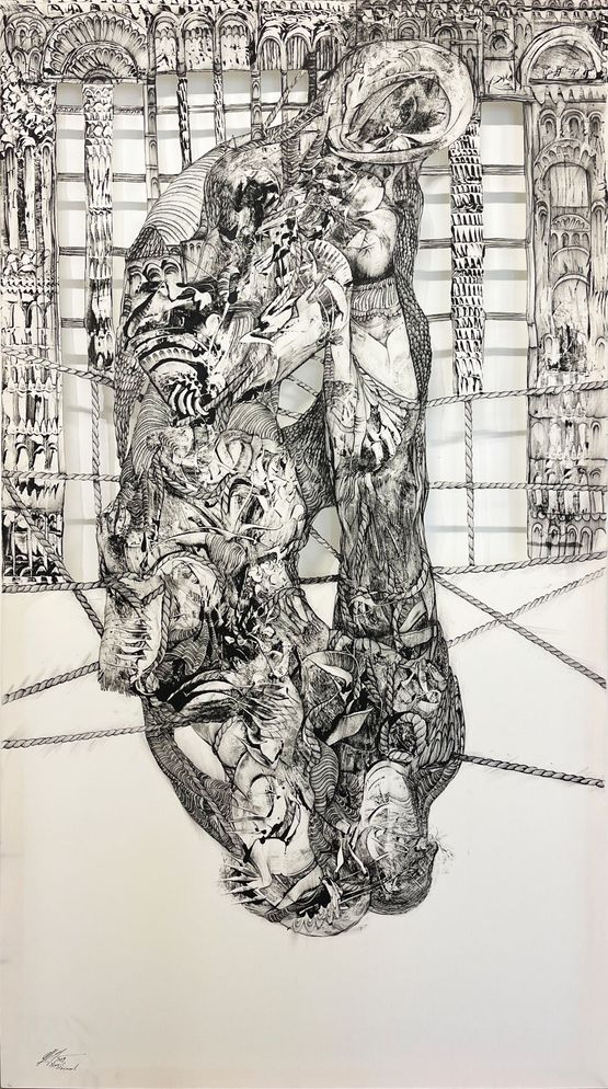 Reflective by Kevork Mourad contemporary artwork Painting